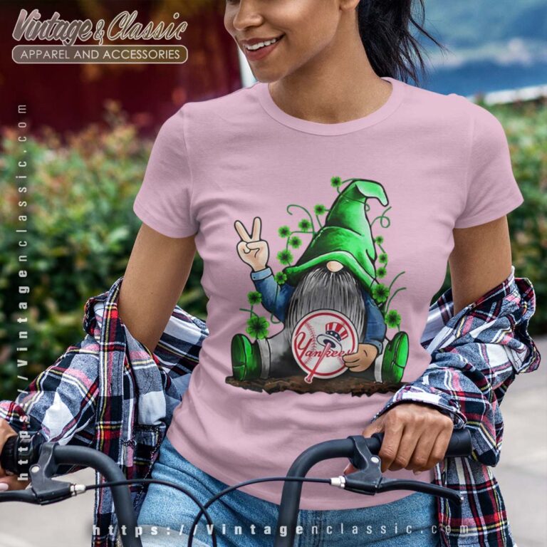 Gnomes Lucky Hug New York Yankees T Shirt Gnomes Lucky Hug New York Yankees T Shirt