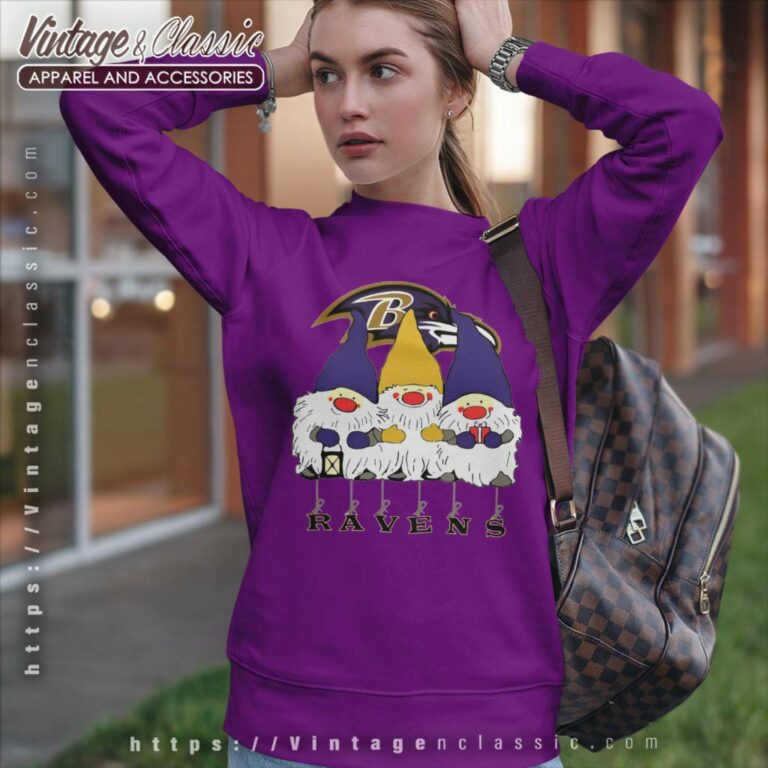 Gnomies Baltimore Ravens Christmas Sweatshirt Gnomies Baltimore Ravens Christmas Sweatshirt