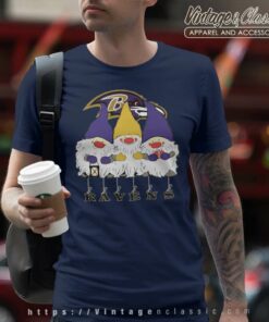 Gnomies Baltimore Ravens Christmas T Shirt