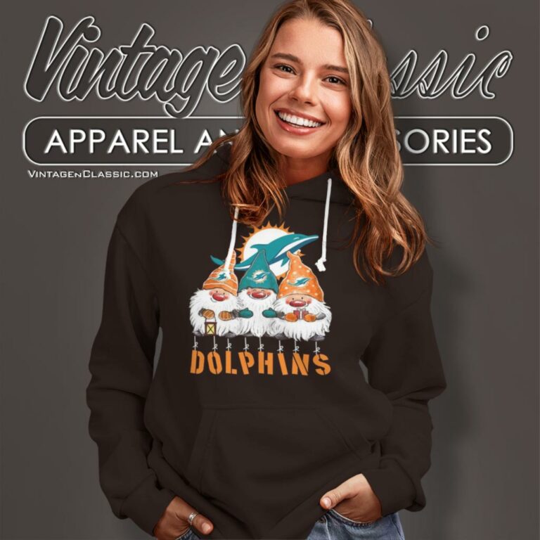 Gnomies Miami Dolphins Christmas Hoodie Gnomies Miami Dolphins Christmas Hoodie