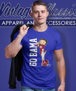 Go Alabama Crimson Tide Betty Boop Shirt 4 Go Alabama Crimson Tide Betty Boop T Shirt