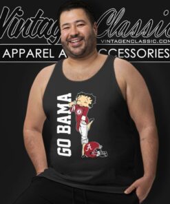 Go Alabama Crimson Tide Betty Boop Shirt 5 Go Alabama Crimson Tide Betty Boop Tank Top Racerback