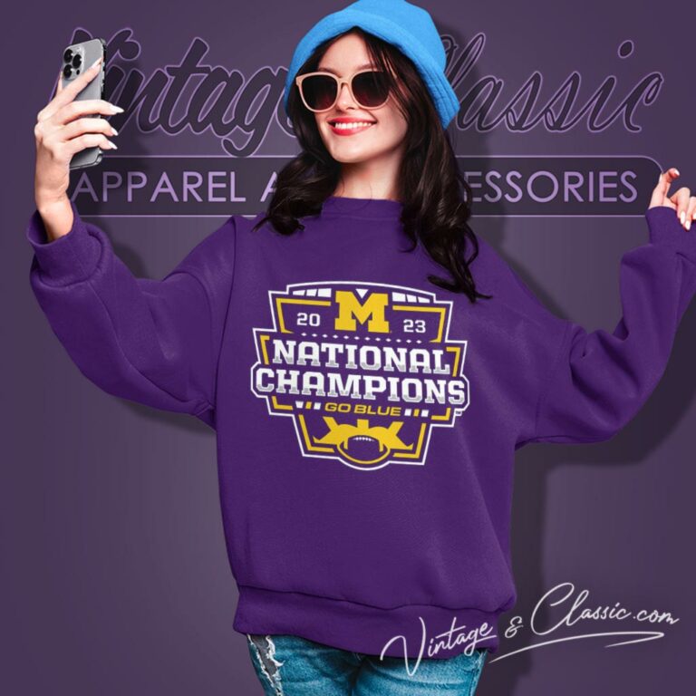 Go Blue Michigan Wolverines Cfp 2023 National Champions Sweatshirt Go Blue Michigan Wolverines Cfp 2023 National Champions Sweatshirt