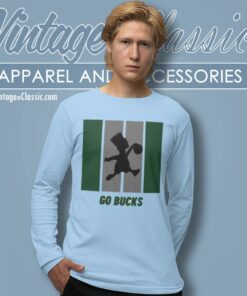 Go Bucks Air Bart Simpsons Long Sleeve Tee