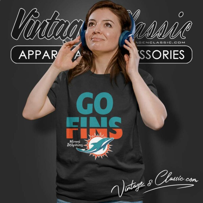 Go Fins Logo Miami Dolphins Logo Women TShirt Go Fins Logo Miami Dolphins Logo Women TShirt