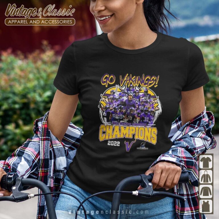 Go Minnesota Vikings NFC North Division Champions 2022 Shirt Go Minnesota Vikings NFC North Division Champions 2022 Shirt