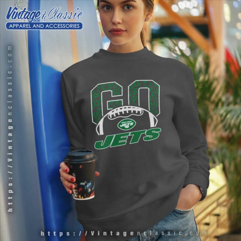 Go New York Jets Leopard Sweatshirt Go New York Jets Leopard Sweatshirt