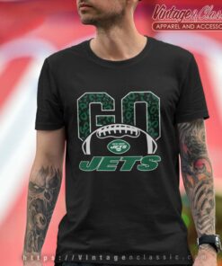 Go New York Jets Leopard T Shirt