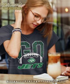 Go New York Jets Leopard Women TShirt
