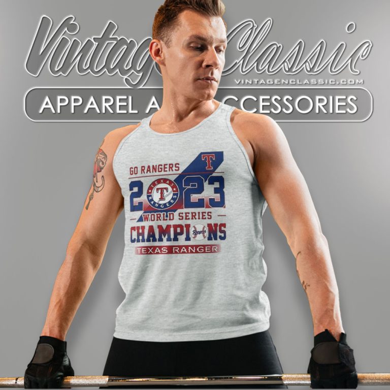 Go Rangers 2023 Texas Rangers American League Champions Tank Top Racerback Go Rangers 2023 Texas Rangers American League Champions Tank Top Racerback
