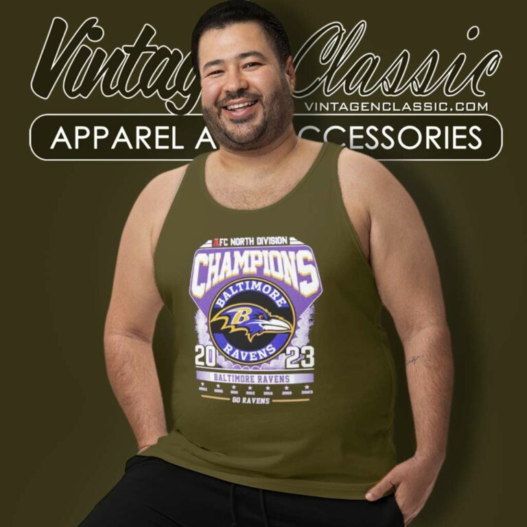 Go Raven 2023 Afc North Division Champions Baltimore Ravens Tank Top Racerback Go Raven 2023 Afc North Division Champions Baltimore Ravens Tank Top Racerback