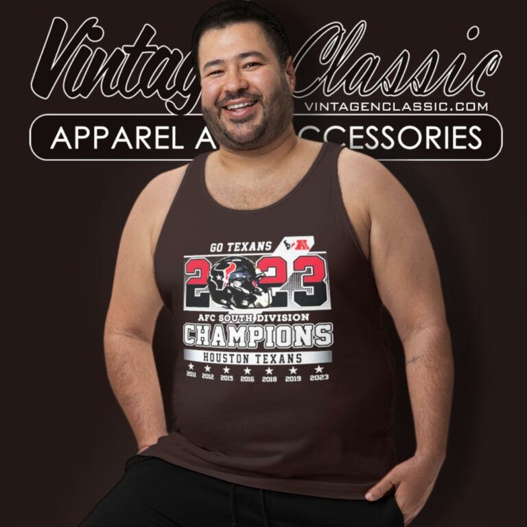 Go Texans 2023 Afc South Division Champions Houston Texans Tank Top Racerback Go Texans 2023 Afc South Division Champions Houston Texans Tank Top Racerback