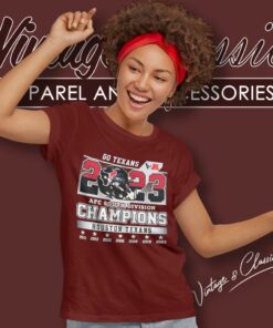 Go Texans 2023 Afc South Division Champions Houston Texans Women T Shirt