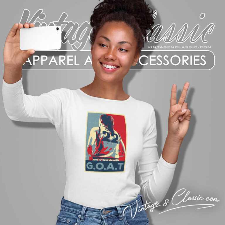 Goat Caitlin Clark Shirt Iowa Basketball Long Sleeve Tee Goat Caitlin Clark Shirt Iowa Basketball Long Sleeve Tee