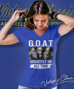 Goat Greatest Of All Time Kobe Bryant Jordan James Shirt 4 Goat Greatest Of All Time Kobe Bryant Jordan James V Neck TShirt