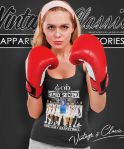 God First Family Second Then Kentucky Wildcats Tank Top Racerback