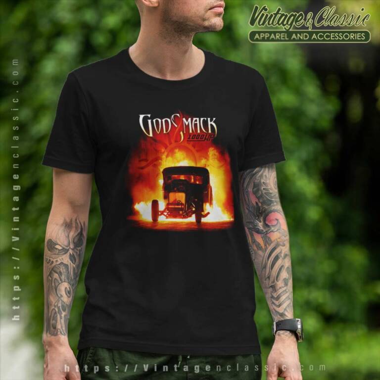Godsmack 1000hp Albums T Shirt Godsmack 1000hp Albums T Shirt