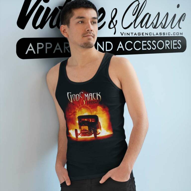 Godsmack 1000hp Albums Tank Top Racerback Godsmack 1000hp Albums Tank Top Racerback