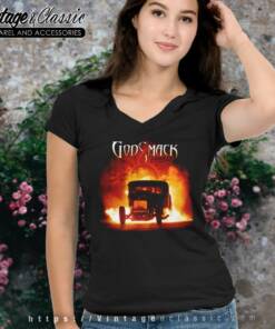 Godsmack 1000hp Albums V Neck TShirt