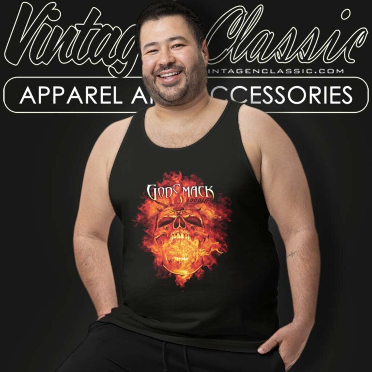 Godsmack 1000hp Tour Tank Top Racerback Godsmack 1000hp Tour Tank Top Racerback