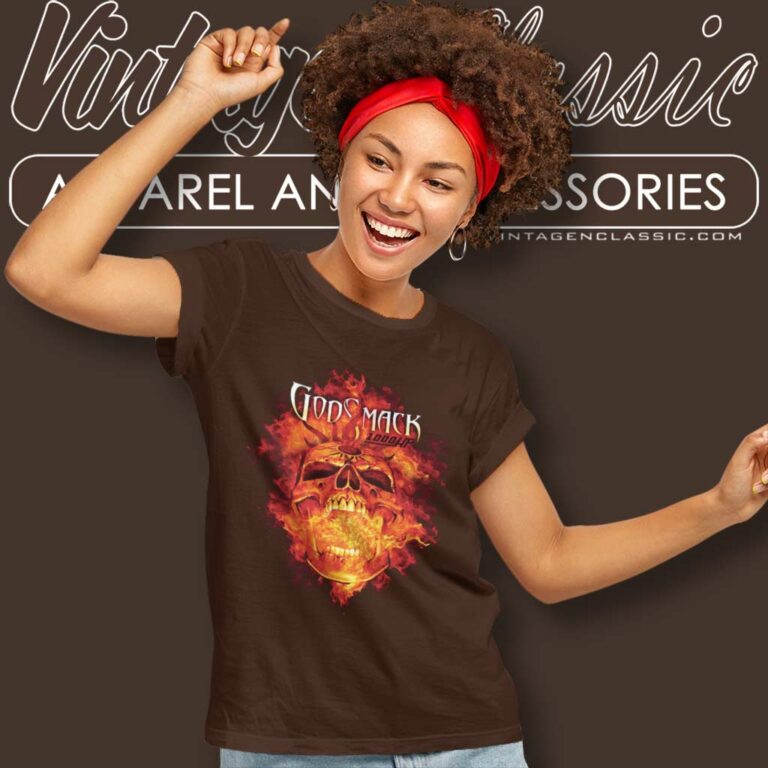 Godsmack 1000hp Tour Women TShirt Godsmack 1000hp Tour Women TShirt
