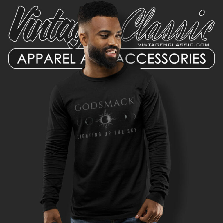 Godsmack Black Lunar Long Sleeve Tee Godsmack Black Lunar Long Sleeve Tee