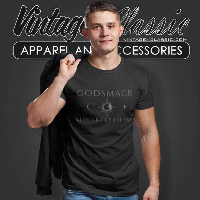 Godsmack Black Lunar T Shirt Godsmack Black Lunar T Shirt