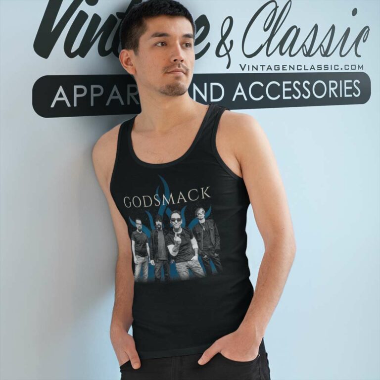 Godsmack Blue Sun Photo Tank Top Racerback Godsmack Blue Sun Photo Tank Top Racerback