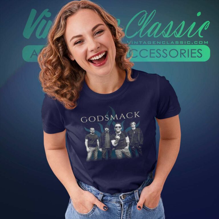 Godsmack Blue Sun Photo Women TShirt Godsmack Blue Sun Photo Women TShirt