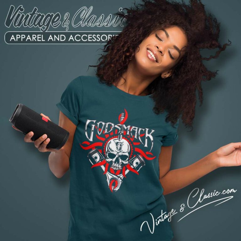 Godsmack Chrome Pistons Women TShirt Godsmack Chrome Pistons Women TShirt