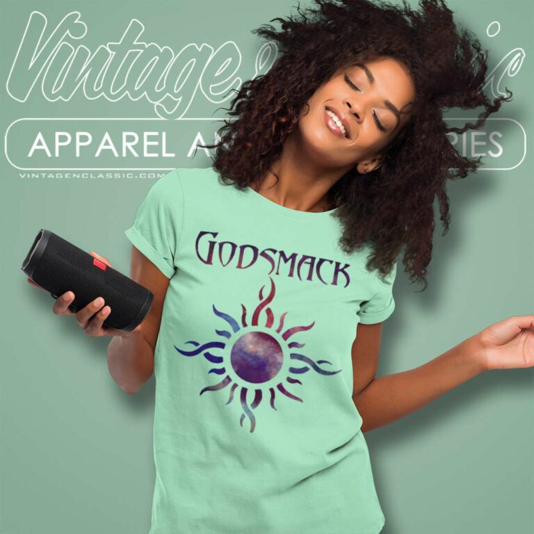 Godsmack Classic Logo Women TShirt Godsmack Classic Logo Women TShirt