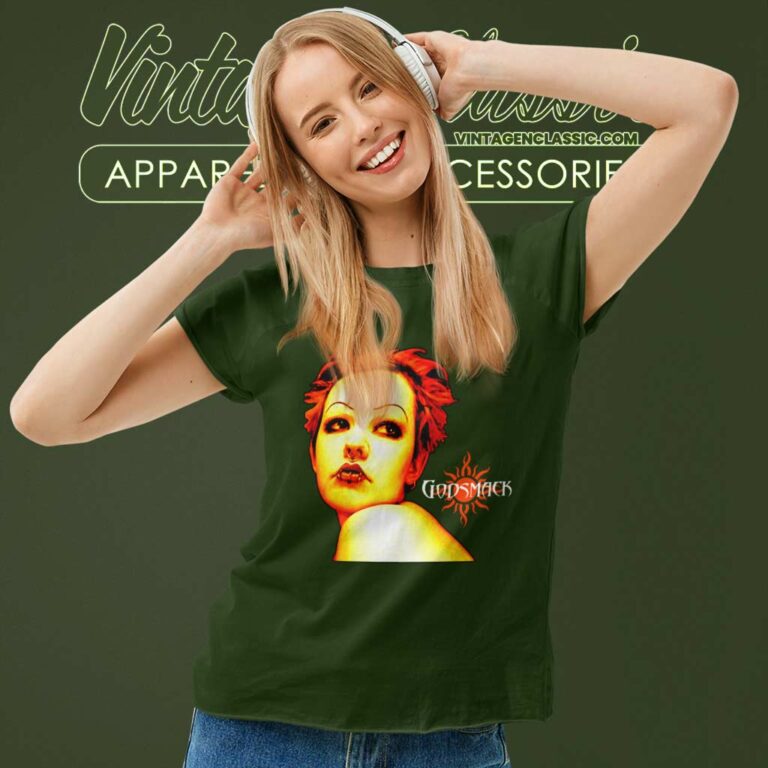 Godsmack Face Women TShirt Godsmack Face Women TShirt