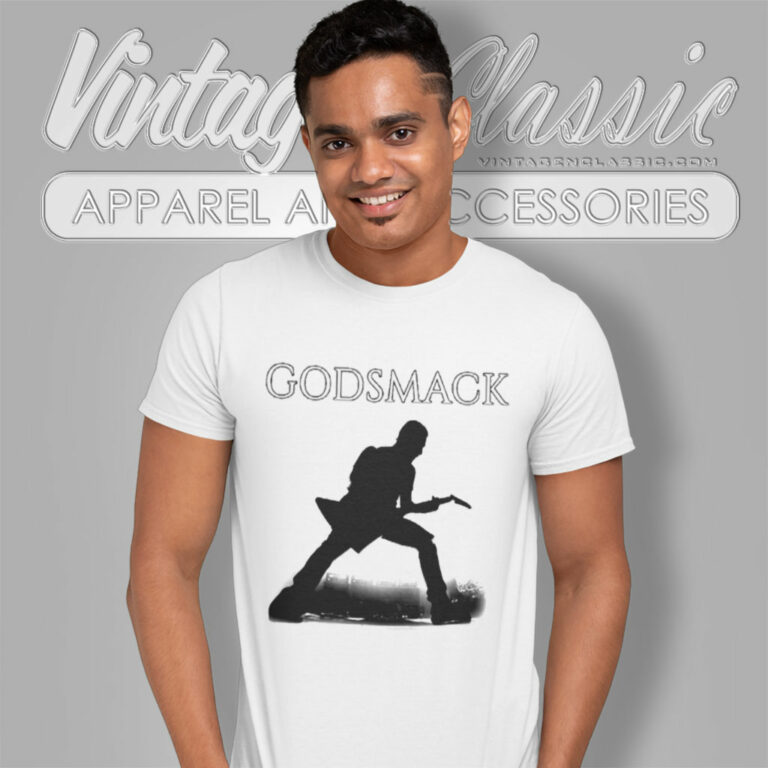 Godsmack Guitar Photo T Shirt Godsmack Guitar Photo T Shirt