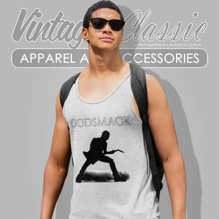 Godsmack Guitar Photo Tank Top Racerback Godsmack Guitar Photo Tank Top Racerback