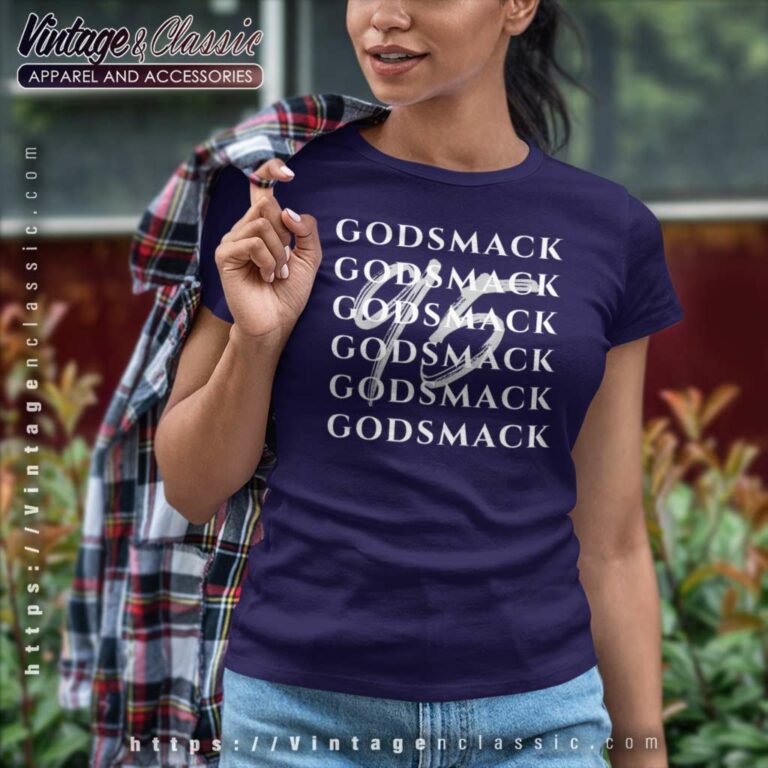 Godsmack Overlay Logo Women TShirt Godsmack Overlay Logo Women TShirt