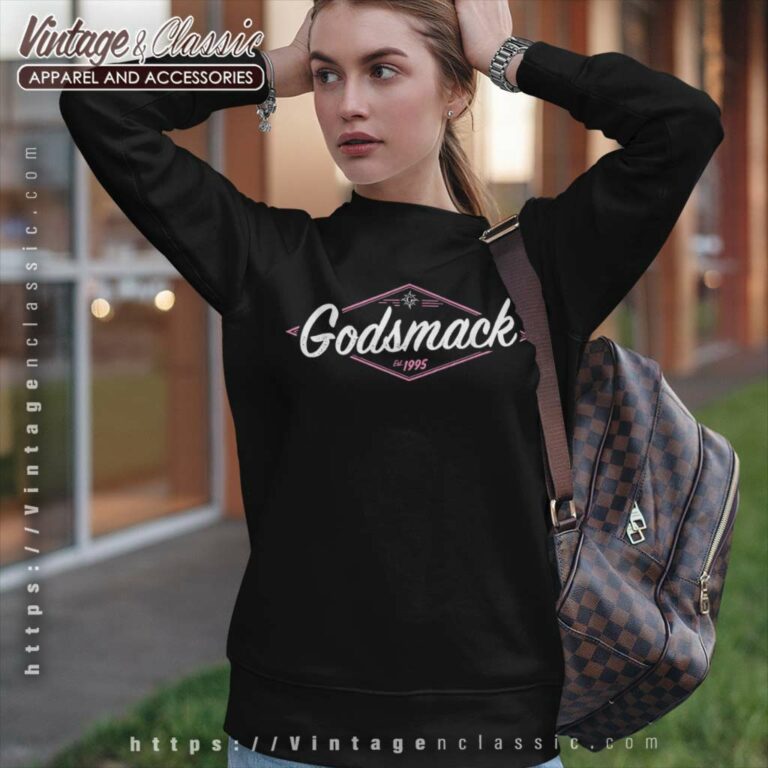 Godsmack Pink Logo Sweatshirt Godsmack Pink Logo Sweatshirt
