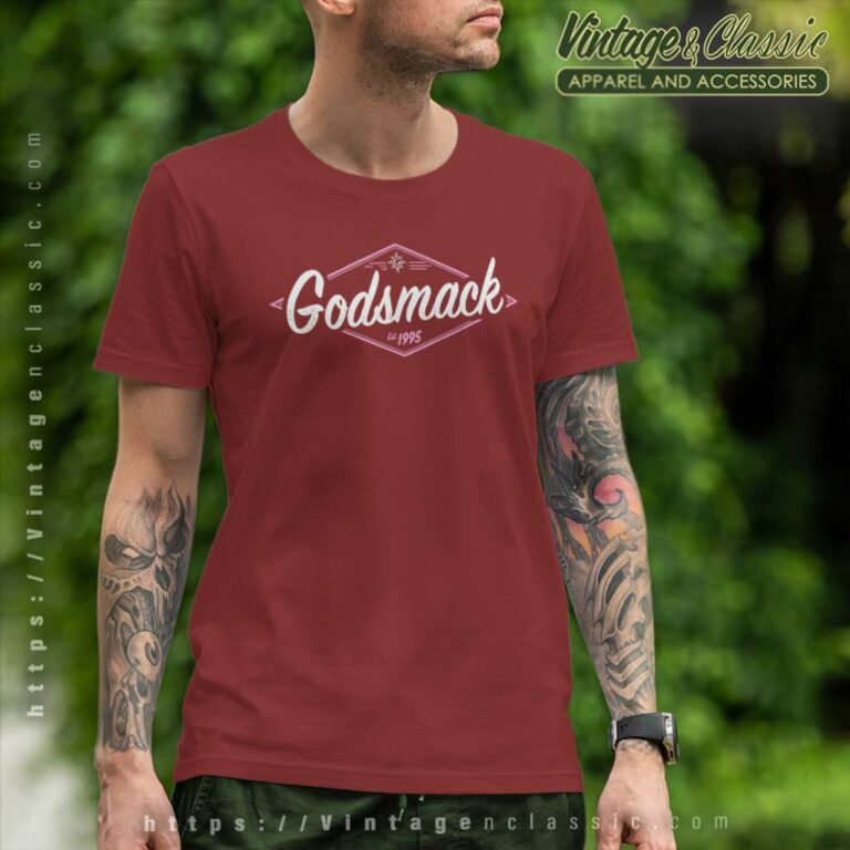 Godsmack Pink Logo T Shirt Godsmack Pink Logo T Shirt