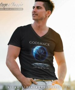 Godsmack Planetary V Neck TShirt