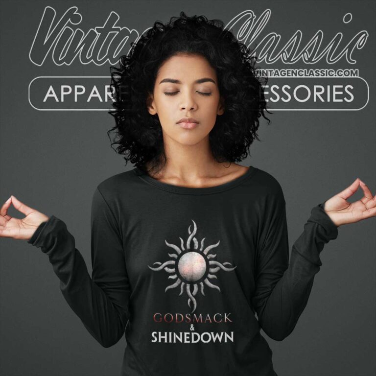 Godsmack Shinedown Long Sleeve Tee Godsmack Shinedown Long Sleeve Tee