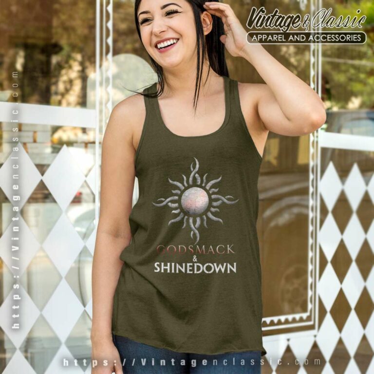 Godsmack Shinedown Tank Top Racerback Godsmack Shinedown Tank Top Racerback