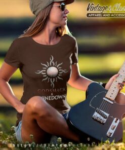 Godsmack Shinedown Women TShirt