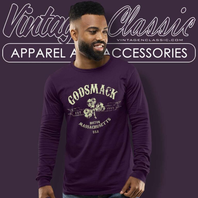 Godsmack Shirt Boston Massachusetts Usa Long Sleeve Tee Godsmack Shirt Boston Massachusetts Usa Long Sleeve Tee