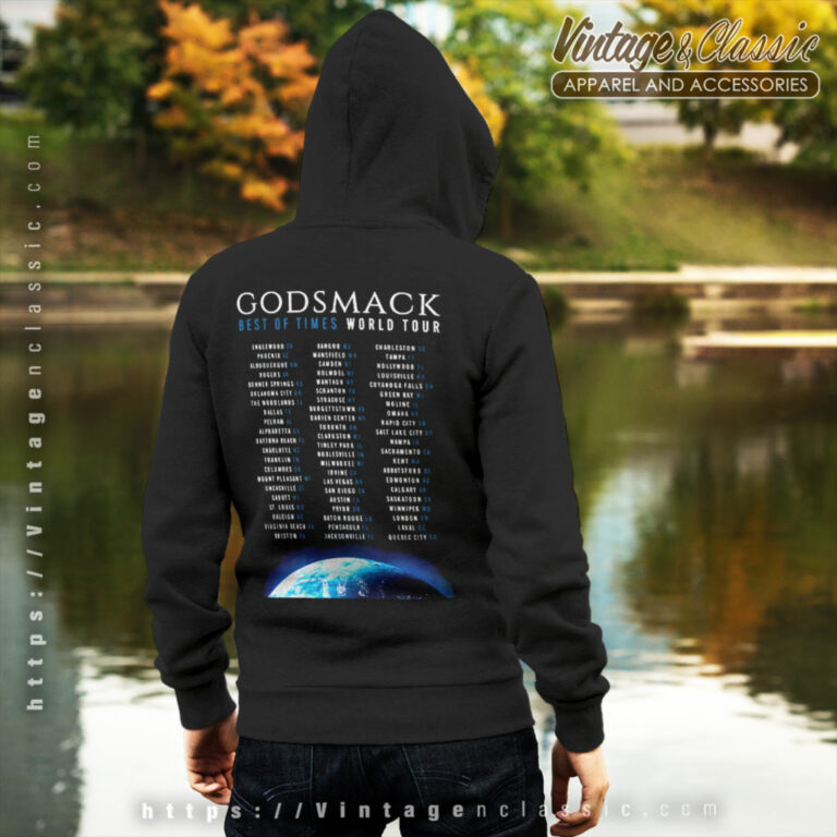Godsmack Shirt Lighting Up The Sky Tour Backside Hoodie Godsmack Shirt Lighting Up The Sky Tour Backside Hoodie