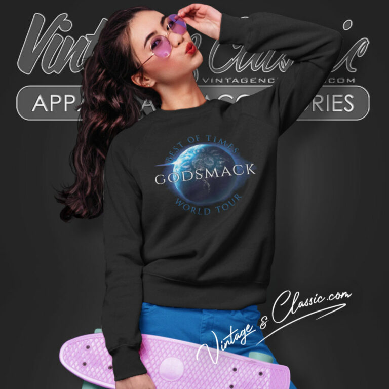 Godsmack Shirt Lighting Up The Sky Tour Sweatshirt Godsmack Shirt Lighting Up The Sky Tour Sweatshirt