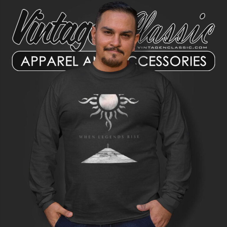 Godsmack Shirt When Legends Rise Long Sleeve Tee Godsmack Shirt When Legends Rise Long Sleeve Tee