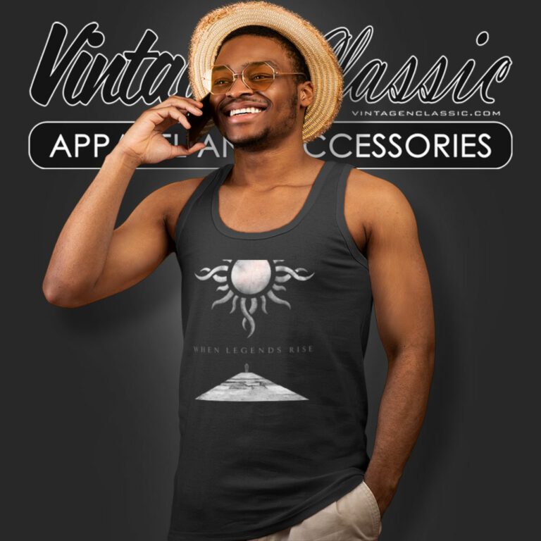 Godsmack Shirt When Legends Rise Tank Top Racerback Godsmack Shirt When Legends Rise Tank Top Racerback