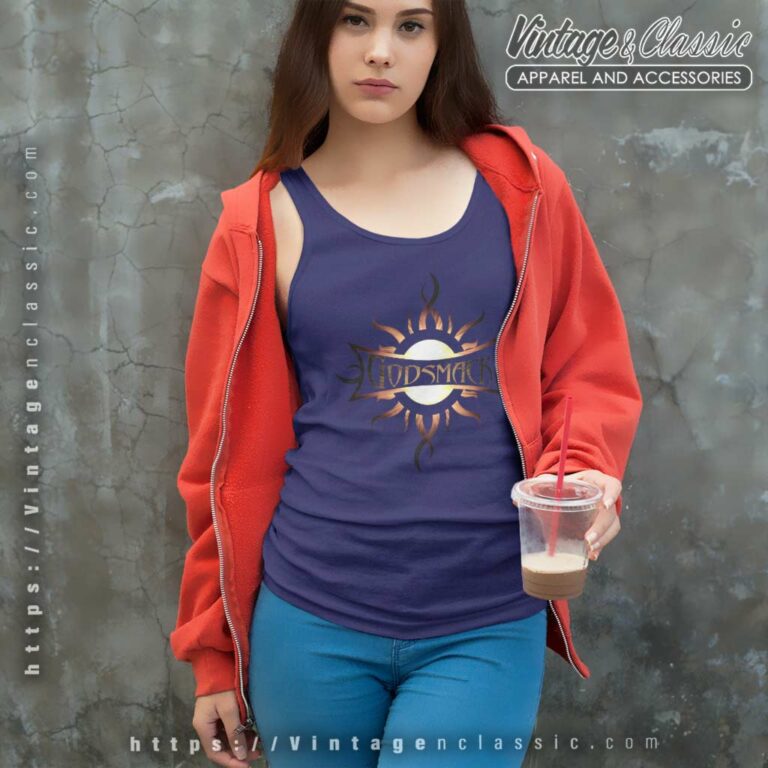 Godsmack Sun On Cranberry Tank Top Racerback Godsmack Sun On Cranberry Tank Top Racerback