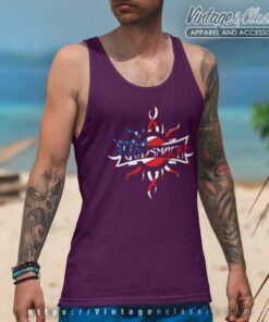 Godsmack Us Flag Logo Tank Top Racerback