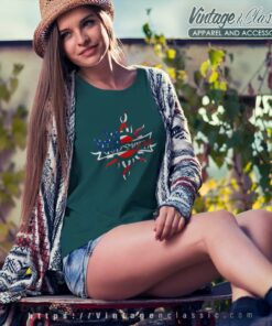 Godsmack Us Flag Logo Women TShirt