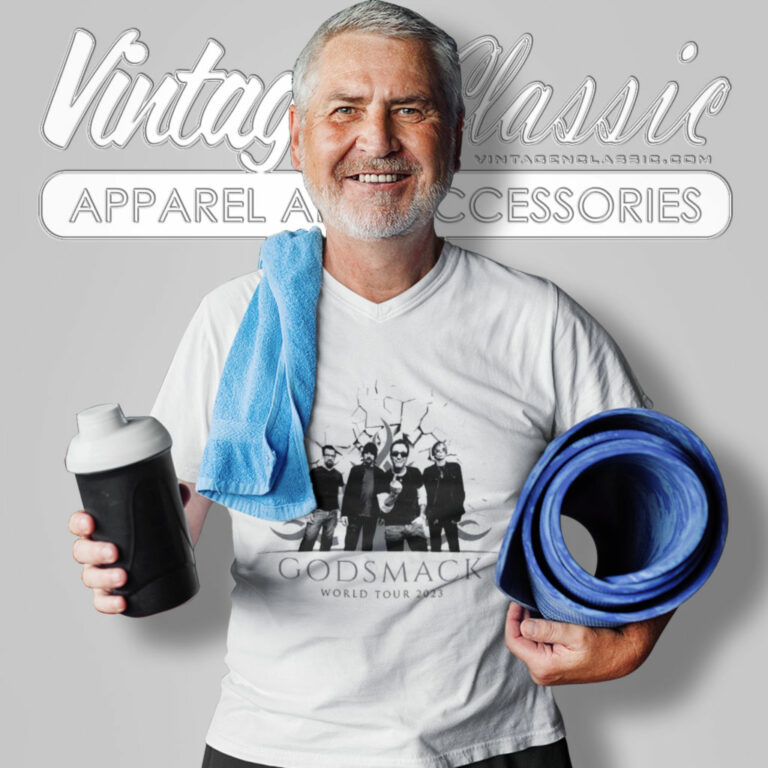 Godsmack World Tour 2023 V Neck TShirt Godsmack World Tour 2023 V Neck TShirt